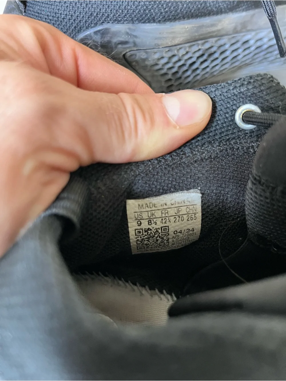 Adidas Black and Gray AE 1